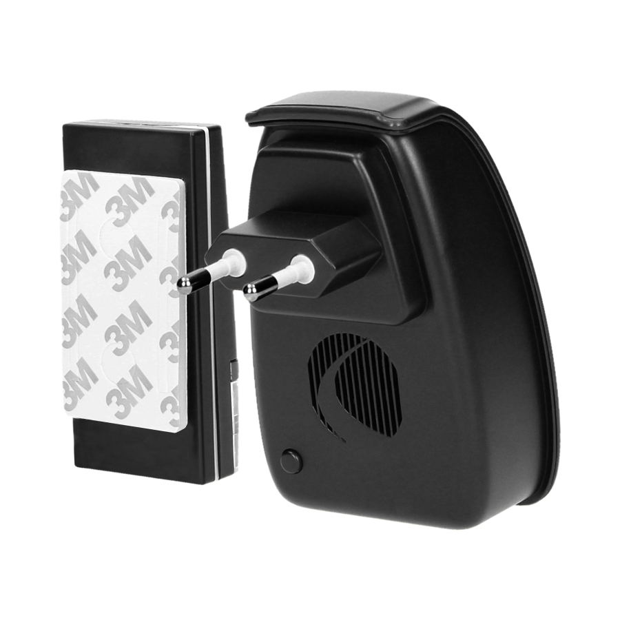 OPERA AC wireless mains-powered doorbell with learning system, 48 sounds, 100m